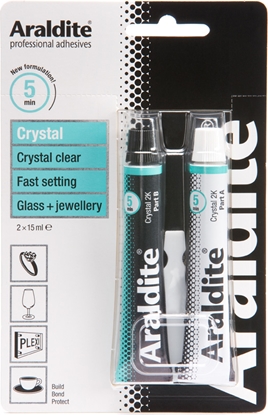 Picture of Araldite ® Zweikomponentenklebstoffe Crystal (transparent) - 15ml x 2 Tube