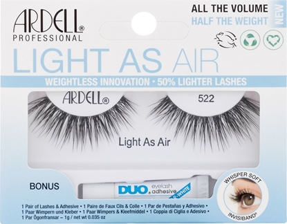 Attēls no Ardell Ardell Light As Air 522 Sztuczne rzsy 1szt Black zestaw upominkowy