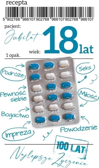 Изображение Armin Style Karnet Urodziny Osiemnastka Gift-30