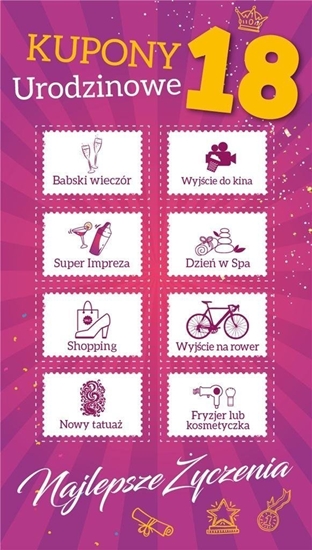 Изображение Armin Style Karnet Urodziny Osiemnastka Gift-47