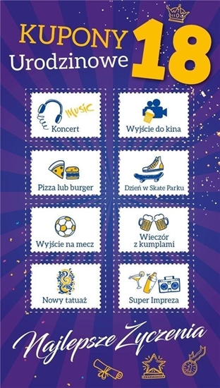 Изображение Armin Style Karnet Urodziny Osiemnastka Gift-48