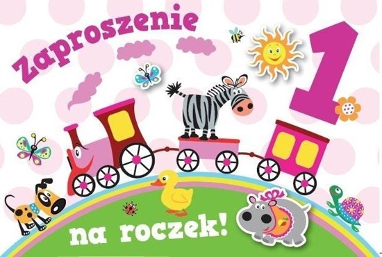 Изображение Armin Style Zaproszenie Urodziny Roczek ZA-85 (10szt.)