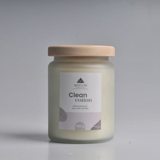 Изображение Aromātiskā svece CLEAN COTTON 580gr, +|- 60h
