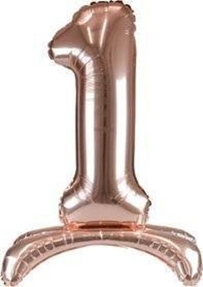 Изображение Arpex Balon foliowy stojcy róowe zoto 1 90cm