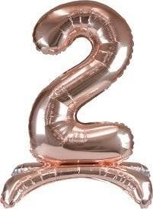 Изображение Arpex Balon foliowy stojcy róowe zoto 2 90cm