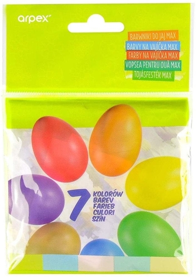 Изображение Arpex Barwniki do jaj 7 kolorów