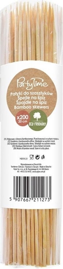 Изображение Arpex Patyczki do szaszyków 25cm 200szt