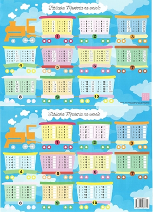 Attēls no ART MAP Podkadka na biurko. Pocig z tabliczk mnoenia.