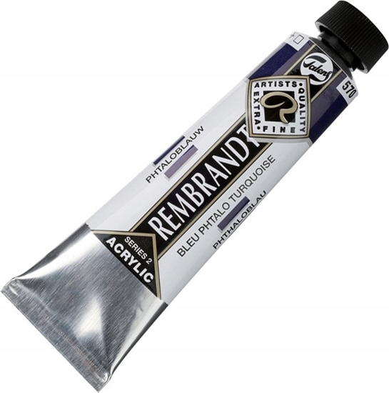 Picture of Artequipment Rembrandt Acrylic Colour Tube Phthalo Blue 570