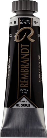 Picture of Artequipment Rembrandt Oil Colour Tube Lamp Black 702