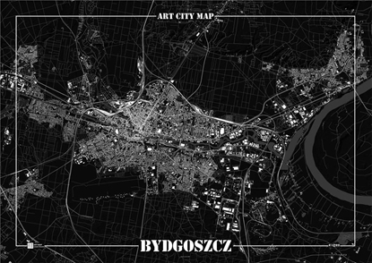 Attēls no Art-Map Plakat dekoracyjny - Bydgoszcz