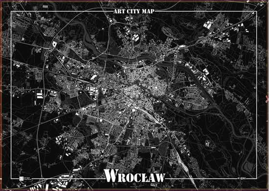 Изображение Art-Map Plakat dekoracyjny - Wrocaw