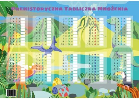 Picture of Art-Map Podkadka na biurko. Prehistoryczna tabliczka mnoenia (268570)