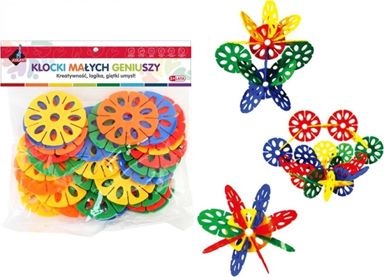 Picture of Askato Klocki Maych Geniuszy Due kwiatki