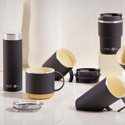 Picture of Asobu - Le Baton Czarny / Srebrny - Butelka termiczna 500 ml