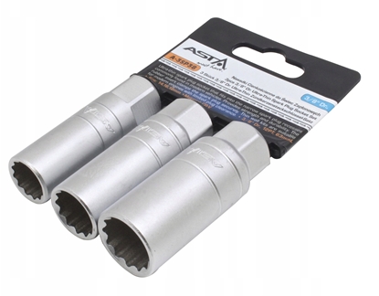 Изображение ASTA NASADKI 3/8" CIENKOCIENNE DO WIEC ZAPONOWYCH 3szt.
