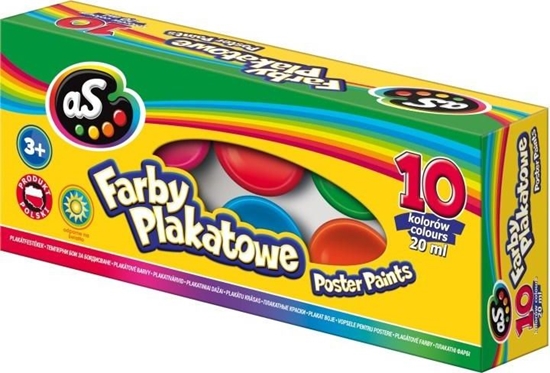 Изображение Astra Farby plakatowe 10 kolorów 20ml AS