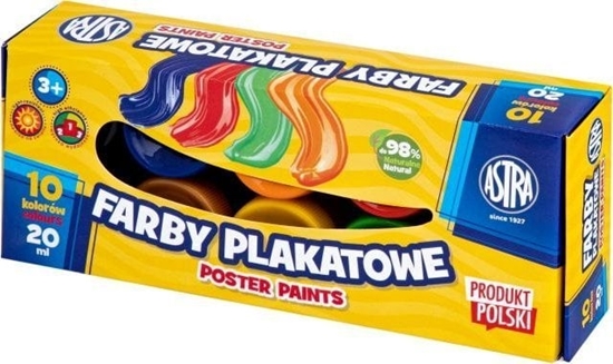 Picture of Astra Farby plakatowe Astra 10 kol x 20 ml STANDARD BOX