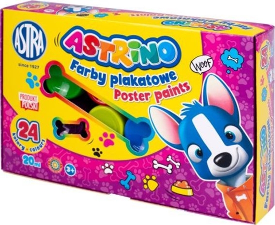 Picture of Astra Farby plakatowe Astrino 24 kolory - 20 ml [opakowanie=2szt] Astra TARGI