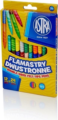 Изображение Astra Flamastry dwustronne 24 kolory (460195a)