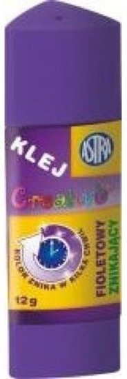 Picture of Astra Klej Creativo znikajcy fioletowy 12g 12szt