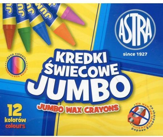 Picture of Astra Kredki wiecowe Jumbo 12 kolorów