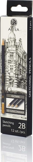 Изображение Astra Oówek do nauki szkicowania 2B Artea (12szt) ASTRA