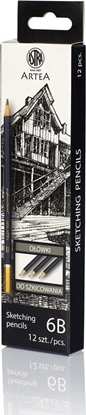 Attēls no Astra Oówek do nauki szkicowania 6B Artea (12szt) ASTRA