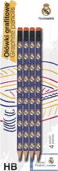 Изображение Astra Oówek trójktny z gumk HB RM bls 4 szt