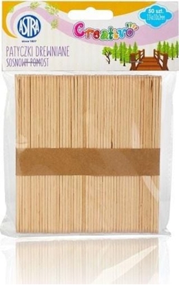 Attēls no Astra Patyczki drewniane 50szt - Sosnowy pomost
