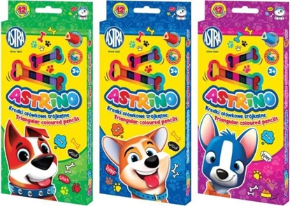 Attēls no Astra TARGI Kredki oówkowe Astrino trójktne 12 kolórów Astra TARGI