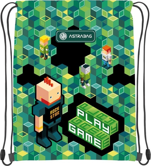 Picture of Astra Worek plecak na buty obuwie kapcie Game 33x44cm ASTRABAG