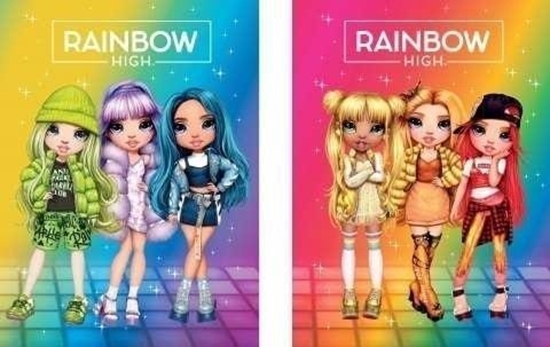 Picture of Astra Zeszyt A5/16K kratka Rainbow High (10szt)