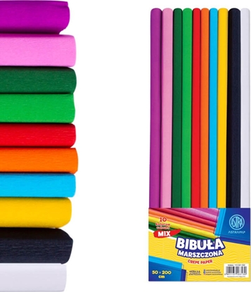 Picture of Astra-papier Bibua marszczona 50x200cm mix (10szt) ASTRA