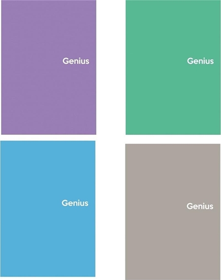 Picture of Astra-papier Koozeszyt A6/80K kratka Genius mini 2 (4szt)