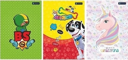 Attēls no Astra-papier Zeszyt A4/32K trzy linie kolor (10szt) ASTRA