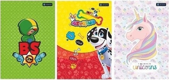 Picture of Astra-papier Zeszyt A4/32K trzy linie kolor (10szt) ASTRA