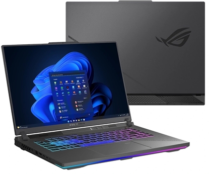 Attēls no Laptop Asus ROG Strix G16 G614 Ryzen 9 8940HX / 16 GB / 1 TB / W11 / RTX 5070 Ti / 165 Hz (G614PR-R9161W)