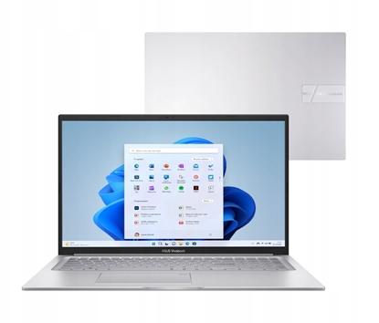 Attēls no ASUS VivoBook 17 X1704VA-AU817W - Core 5-120U | 17,3" | 16GB | 512GB | W11H | Srebrny