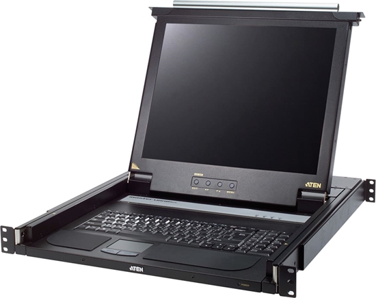 Picture of Aten CL1000M KVM-Konsole, 43cm LCD, VGA, PS/2, FR-Layout
