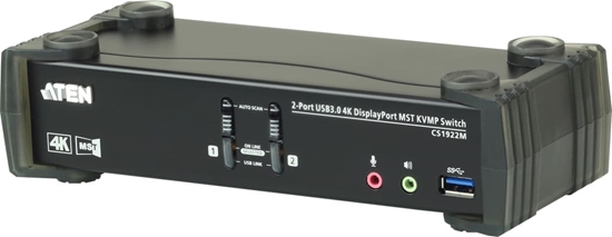 Picture of Aten CS1922M 2-Port USB 3.0 4K DisplayPort MST KVM Switch