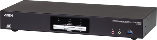 Picture of Aten CS1942DP 2-Port USB 3.0 4K DisplayPort Dual Display KVMP™ Switch, DUAL View
