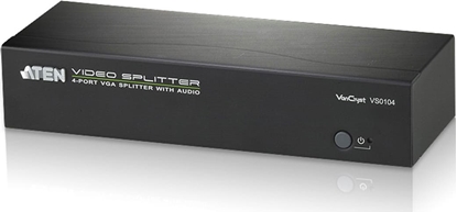 Attēls no Aten VS0104 VGA Video-Splitter, 450MHz, Audio, RS232, 4fach