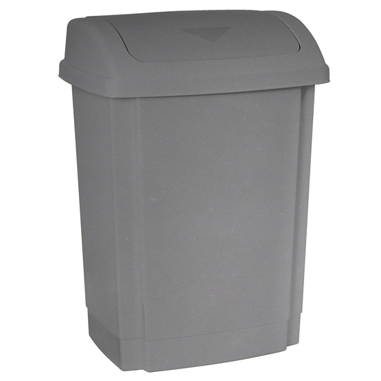 Изображение Atkrit.konteiners 25L Swing pelēks