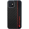Picture of Audi Audi Carbon Fiber Stripe iPhone 11 / Xr 6.1" black/black hardcase AUS-TPUPCIP11-R8/D1-BK