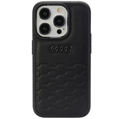 Picture of Audi Audi GT Synthetic Leather case for iPhone 15 Pro Max - black