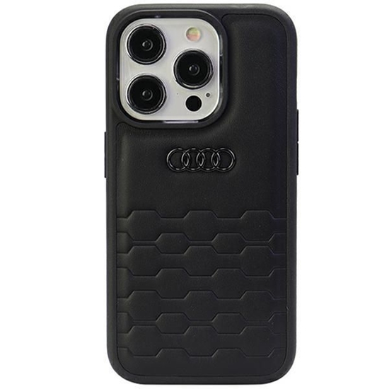 Picture of Audi Audi GT Synthetic Leather case for iPhone 15 Pro Max - black