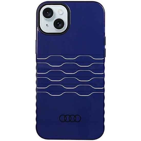 Picture of Audi Audi IML MagSafe case for iPhone 15 Plus / 14 Plus - blue
