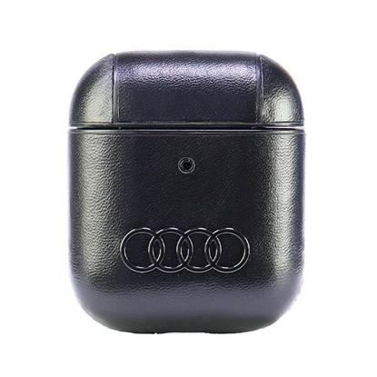 Picture of Audi Leather Big Logo AirPods 1|2 cover   czarny|b