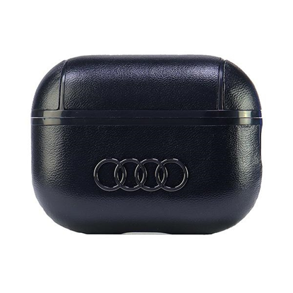 Picture of Audi Leather Big Logo AirPods Pro 2 cover czarny|b